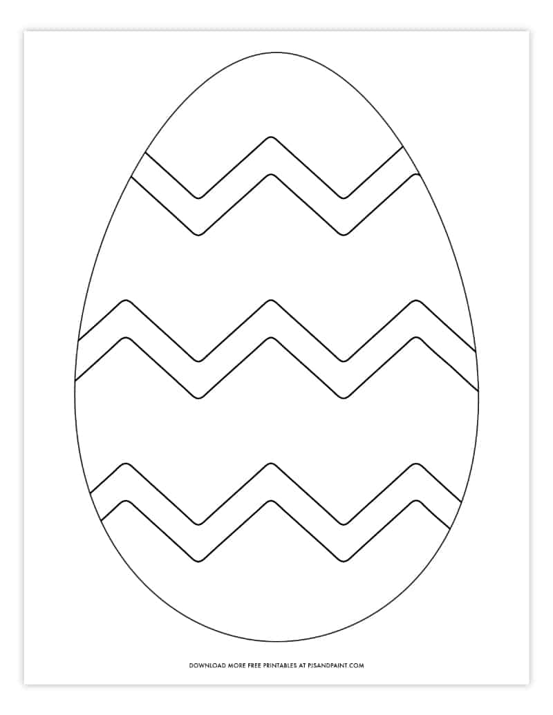 Printable Egg Template Free