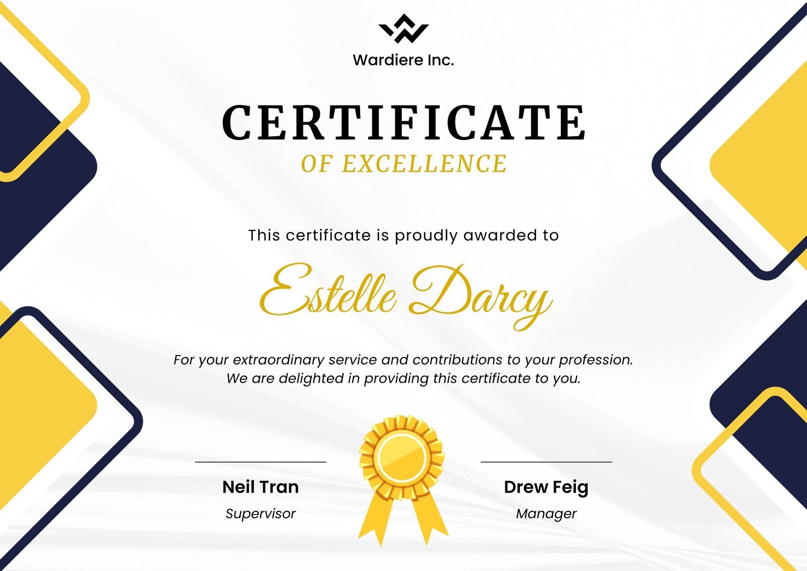 Printable Award Certificate Templates Free