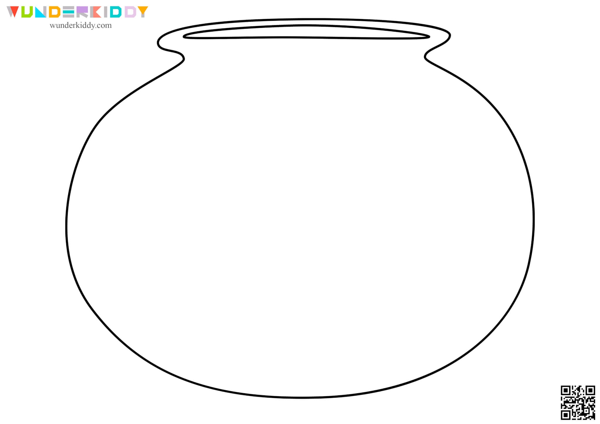 Free Printable Fish Bowl Craft Template For Kindergarten Worksheets Library