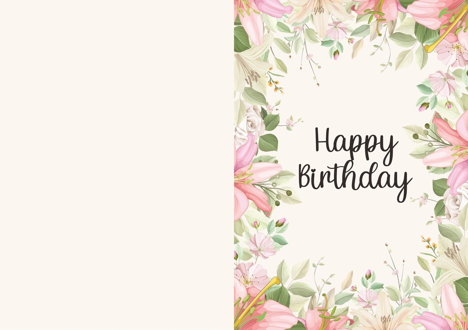 Free Printable Folded Card Templates To Customize Online Canva