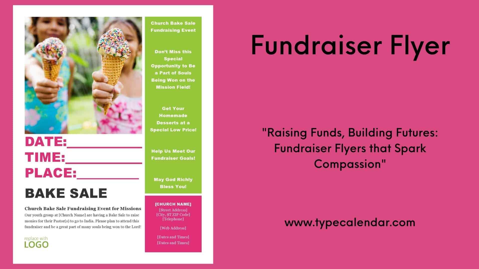 Free Printable Fundraiser Flyer Templates Word PDF 