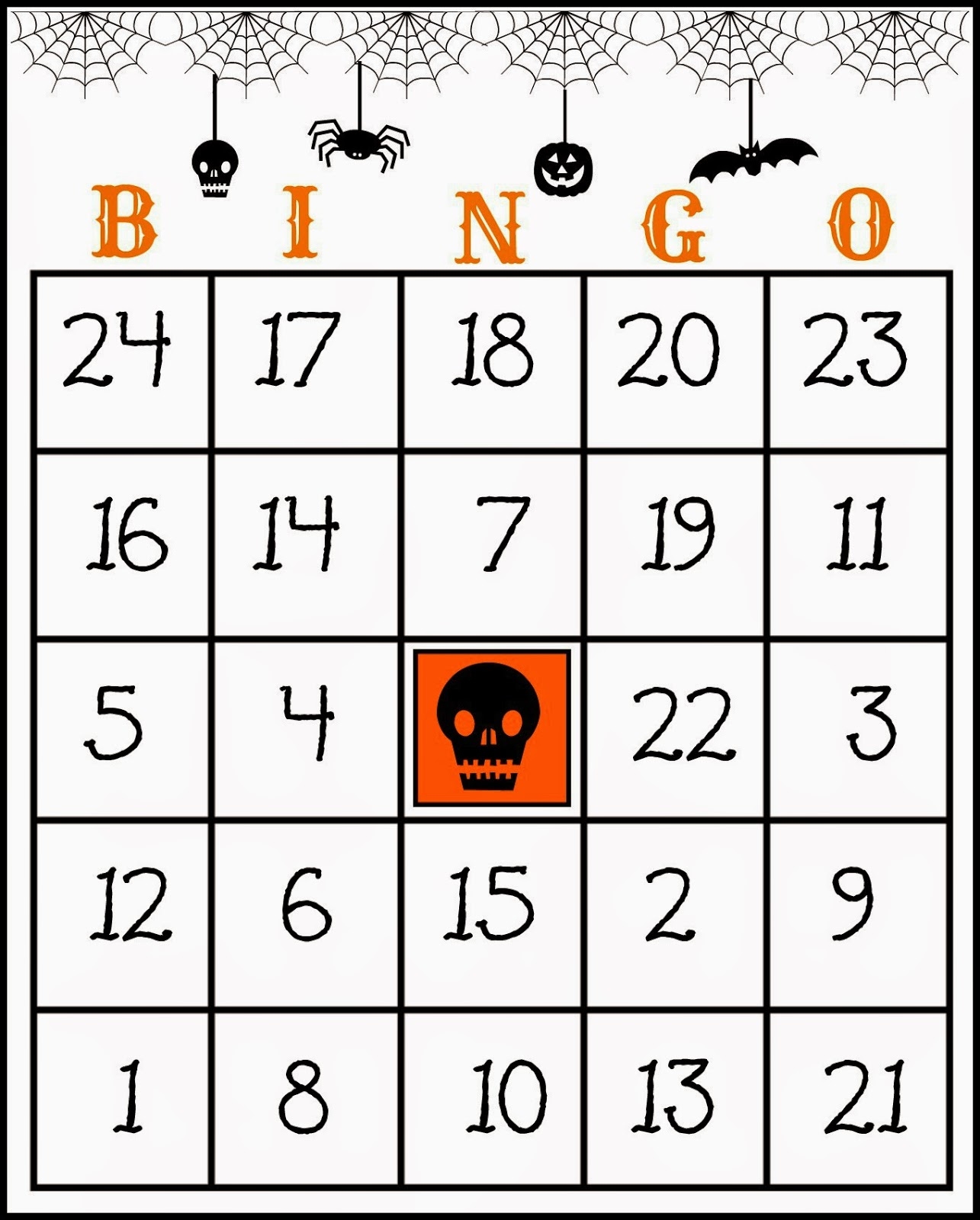 Free Printable Halloween Bingo Game Crafty In Crosby