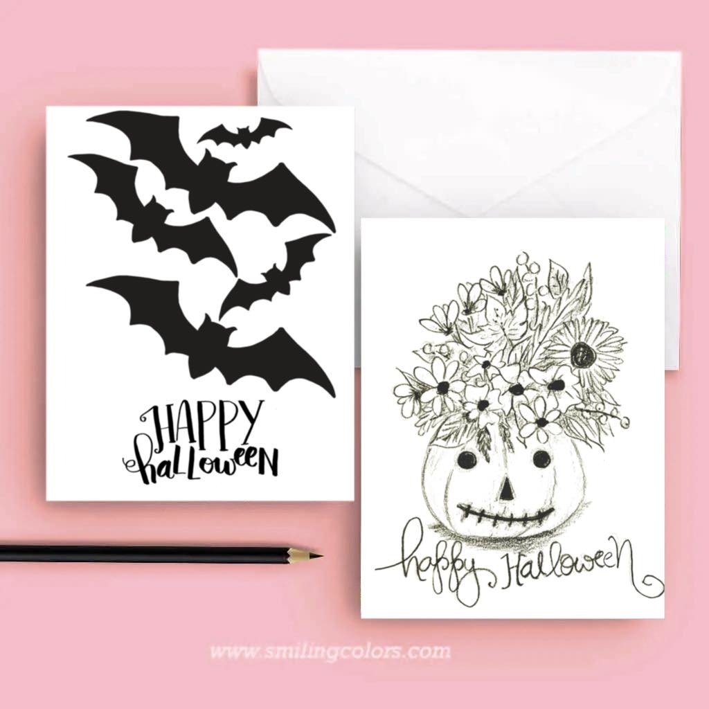 Halloween Printable Cards Free Halloween Printable Cards Free