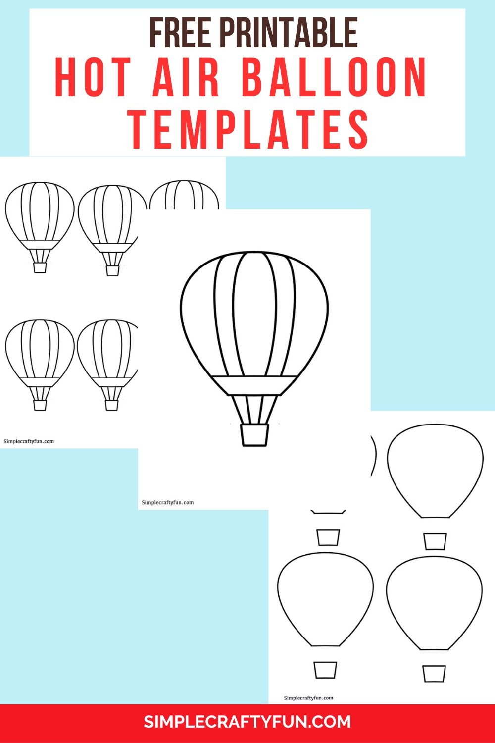 Free Printable Hot Air Balloon Templates And Coloring Pages Free Printable Hot Air Balloon Templates And Coloring Pages