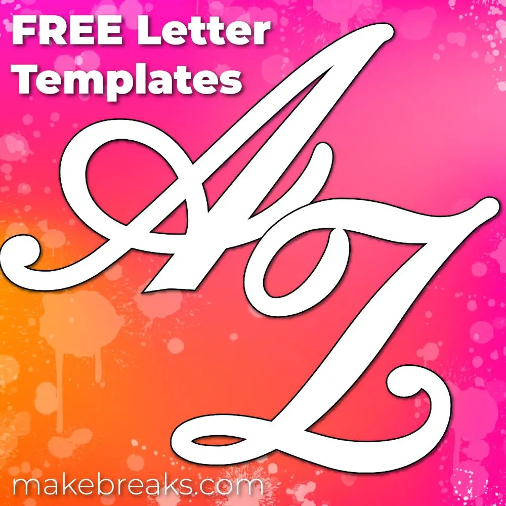 Downloadable Free Printable Alphabet Stencils Templates
