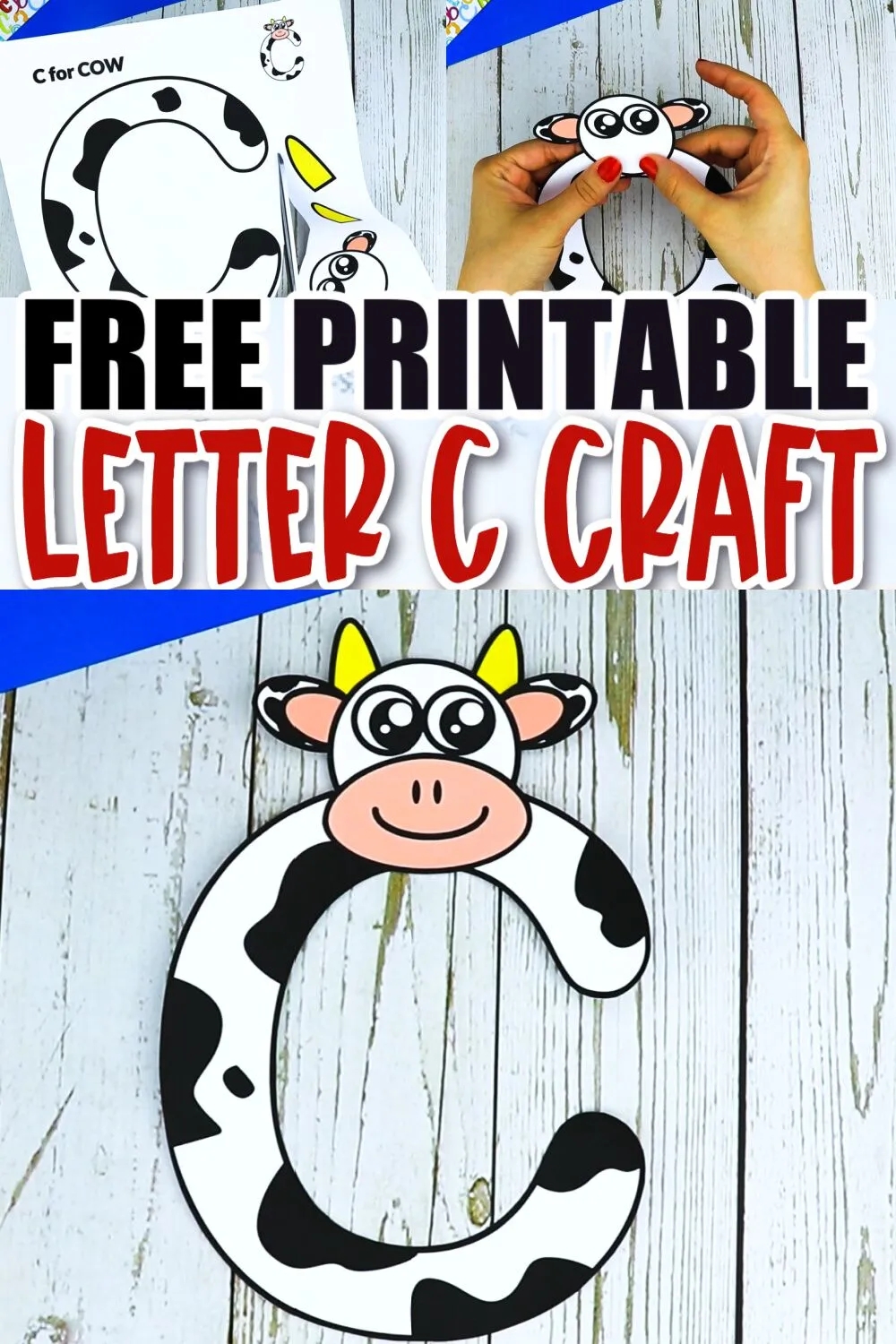 Free Printable Letter C Craft Template Simple Mom Project