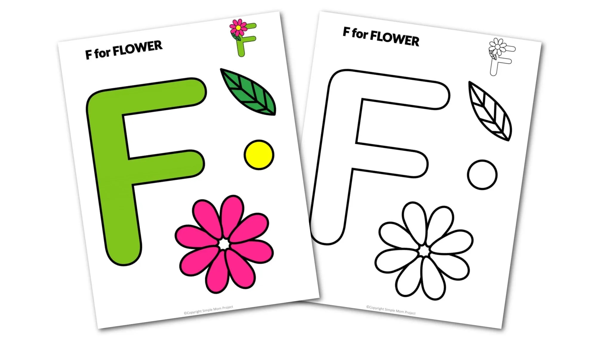 Letter F Template Free Printable