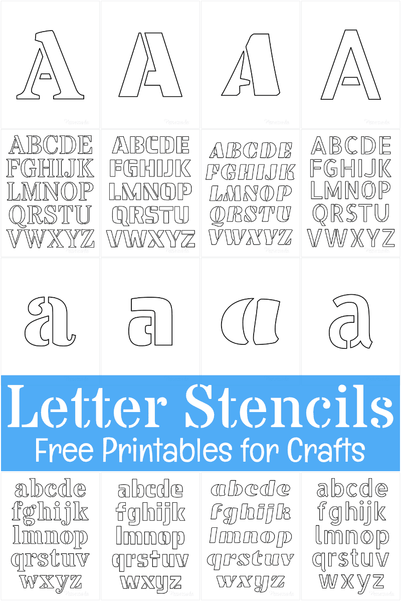 Free Printable Stencil Letters 3 Inch