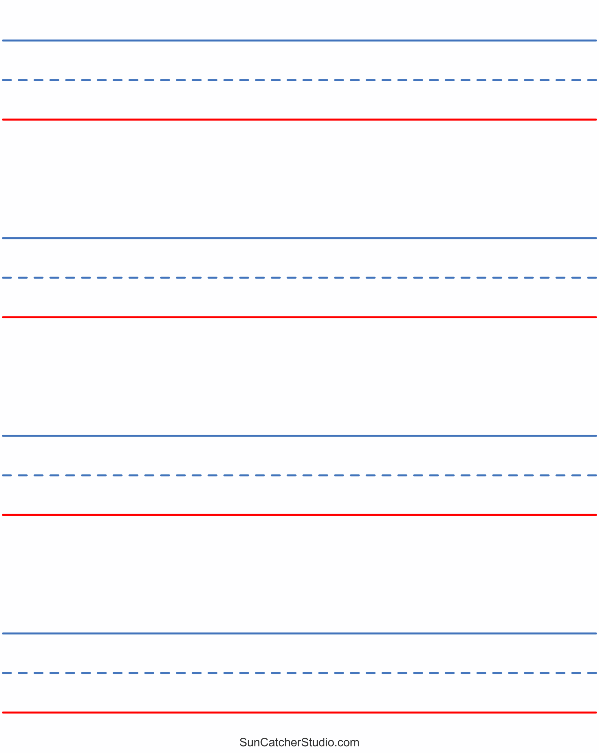Printable Writing Templates Free