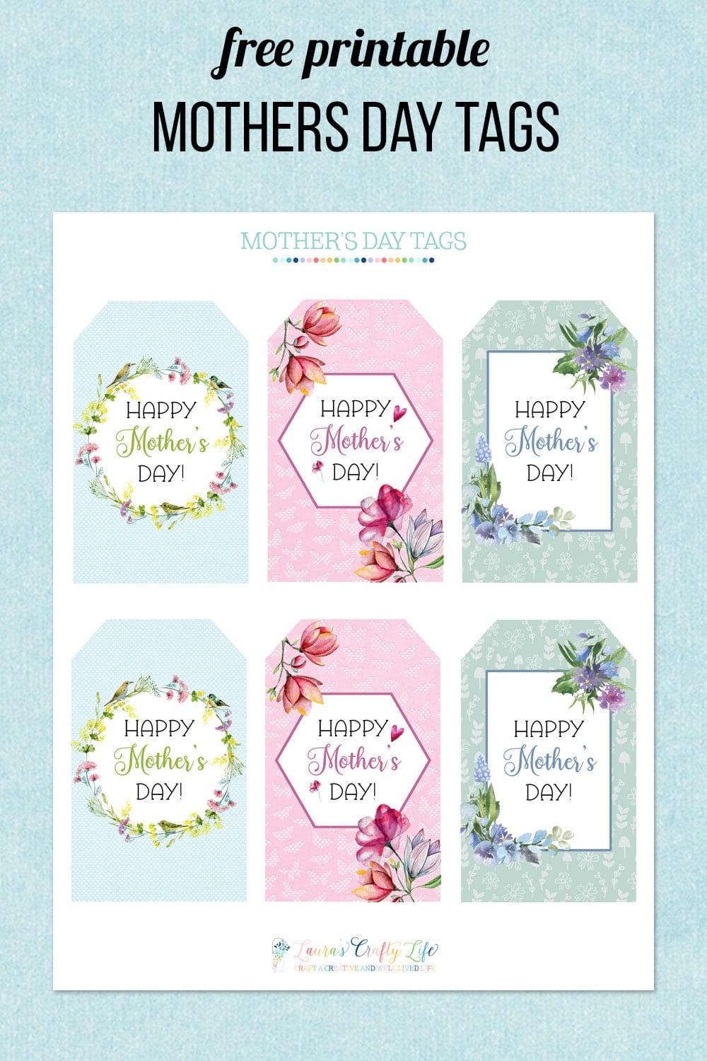 Free Printable Mother s Day Tags