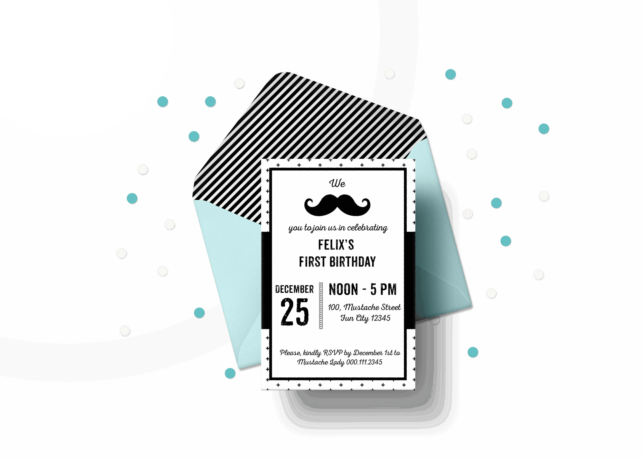 Free Printable Mustache Party Invitations Blank U0026 Editable Templates Lovely Planner