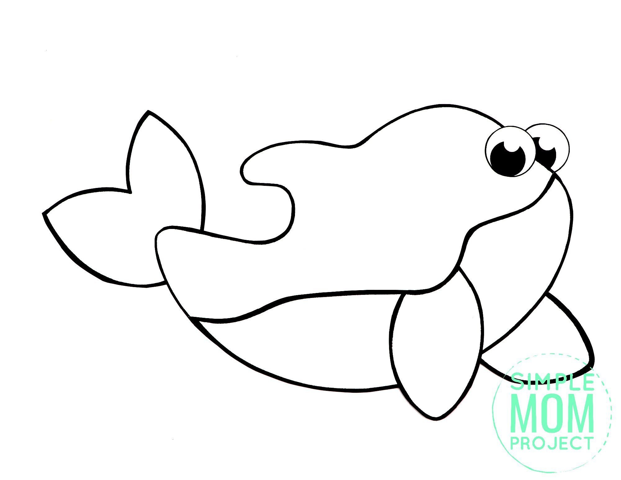 Free Printable Orca Killer Whale Template Simple Mom Project