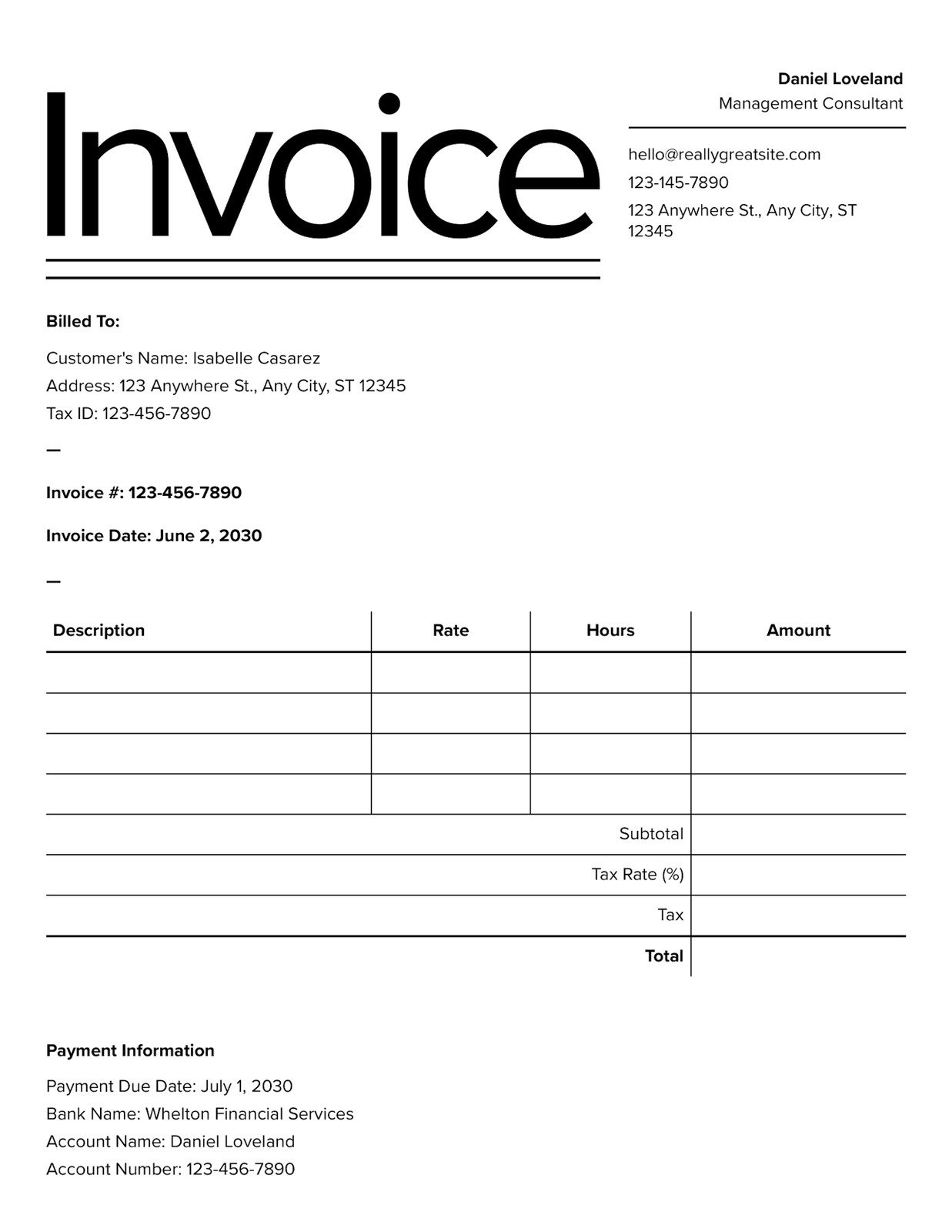 Free Printable Professional Invoice Templates To Customize Canva Free Printable Professional Invoice Templates To Customize Canva