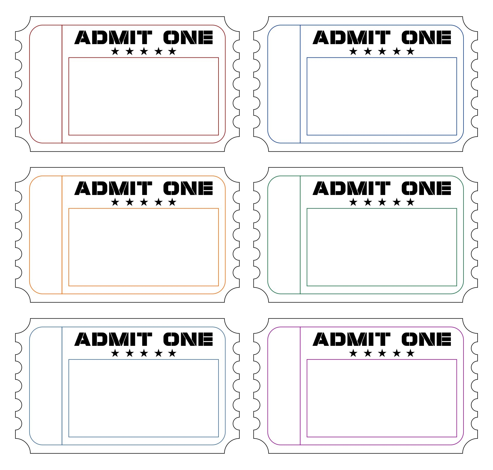 Free Printable Raffle Ticket Templates Blank Downloadable PDFs Worksheets Library