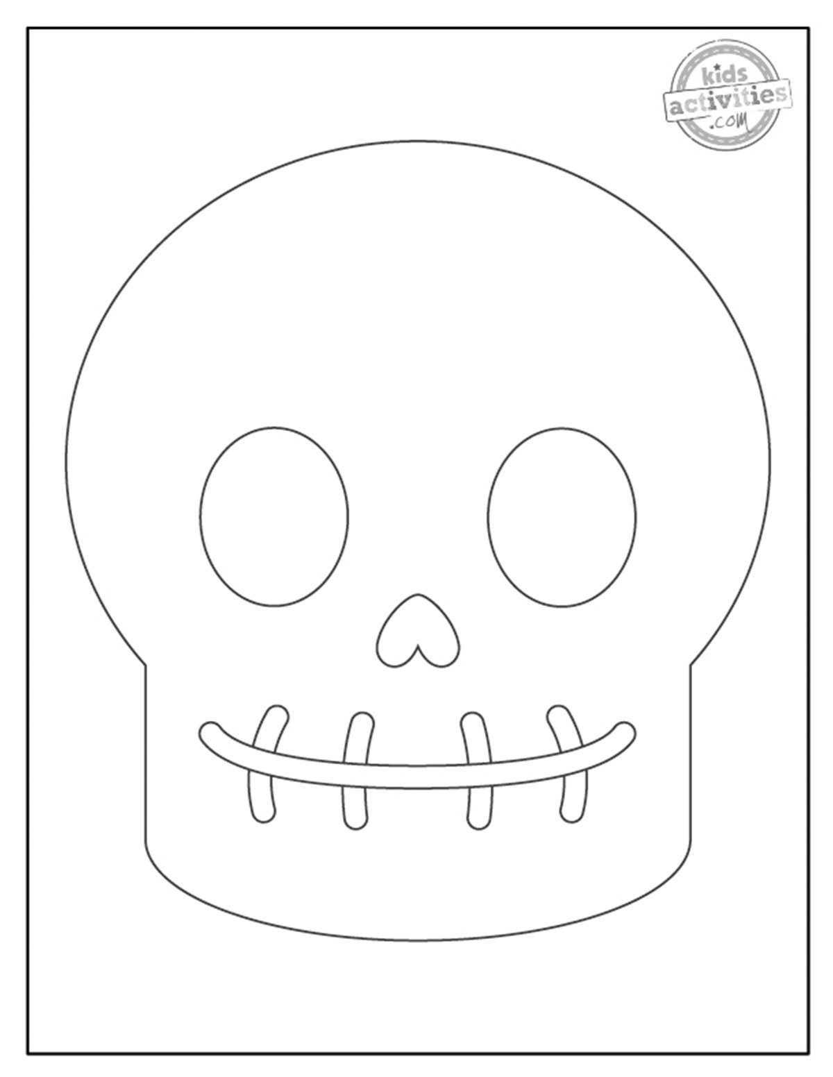 Free Printable Skull Template Kids Activities Blog Free Printable Skull Template Kids Activities Blog