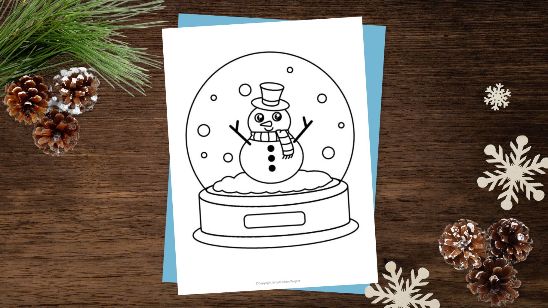 Free Printable Snowglobe Templates