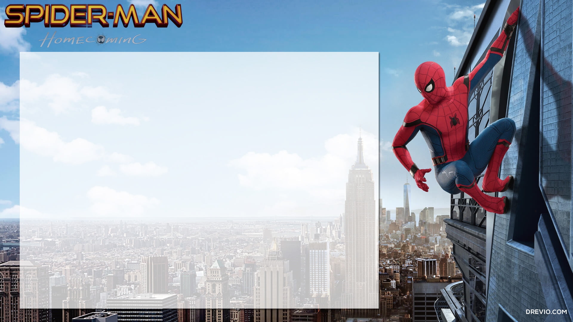 FREE Printable Spiderman Homecoming Birthday Invitation Template