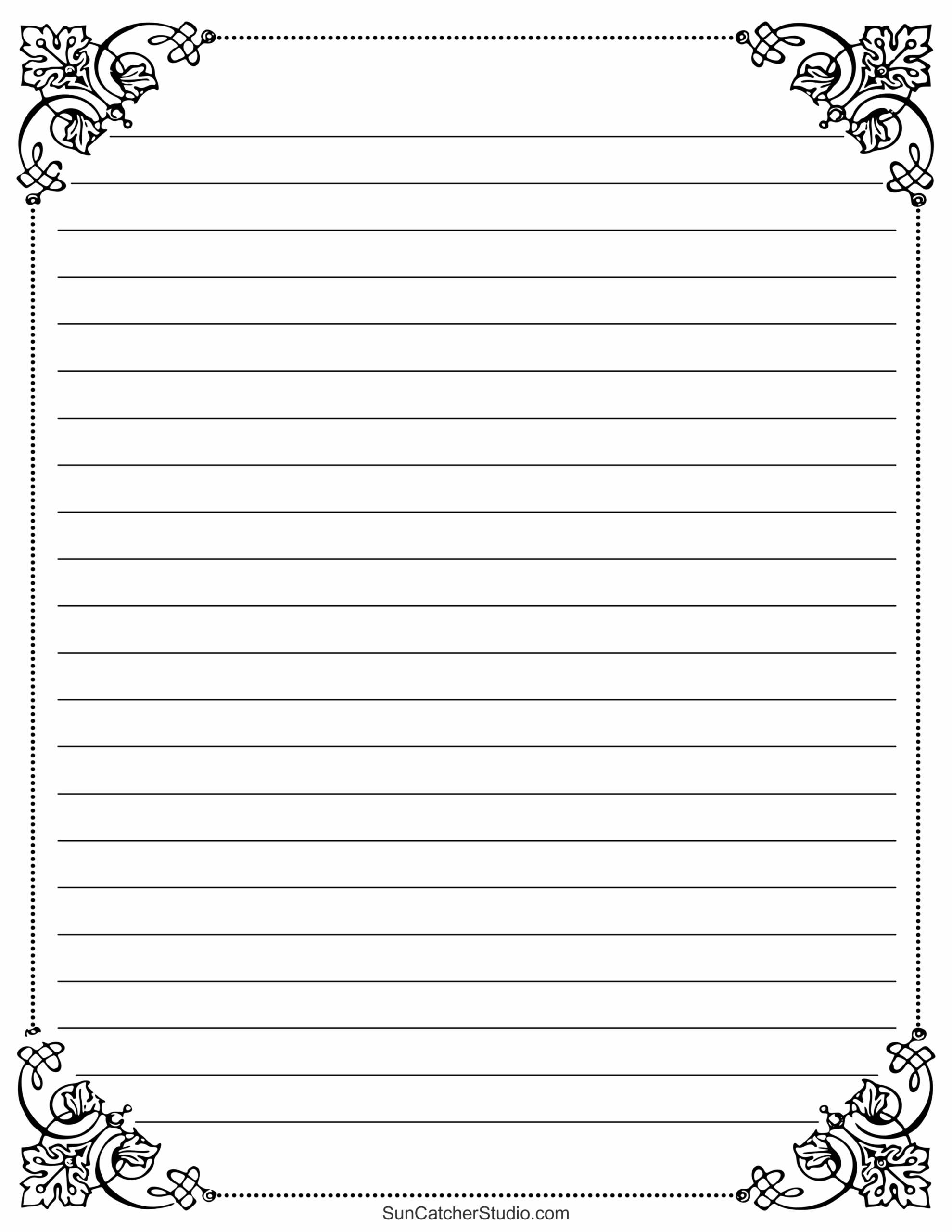 Letter Writing Template Free Printable