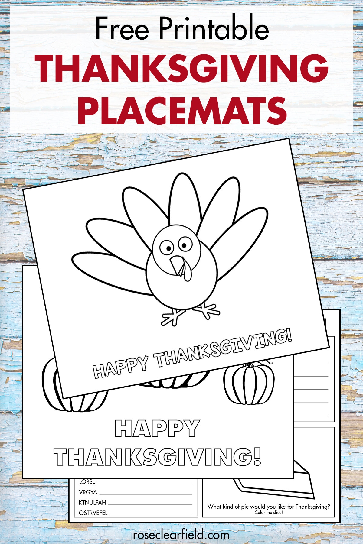 Free Printable Thanksgiving Placemats To Color Rose Clearfield Free Printable Thanksgiving Placemats To Color Rose Clearfield