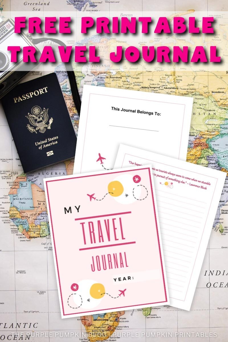 Free Printable Travel Journal Template