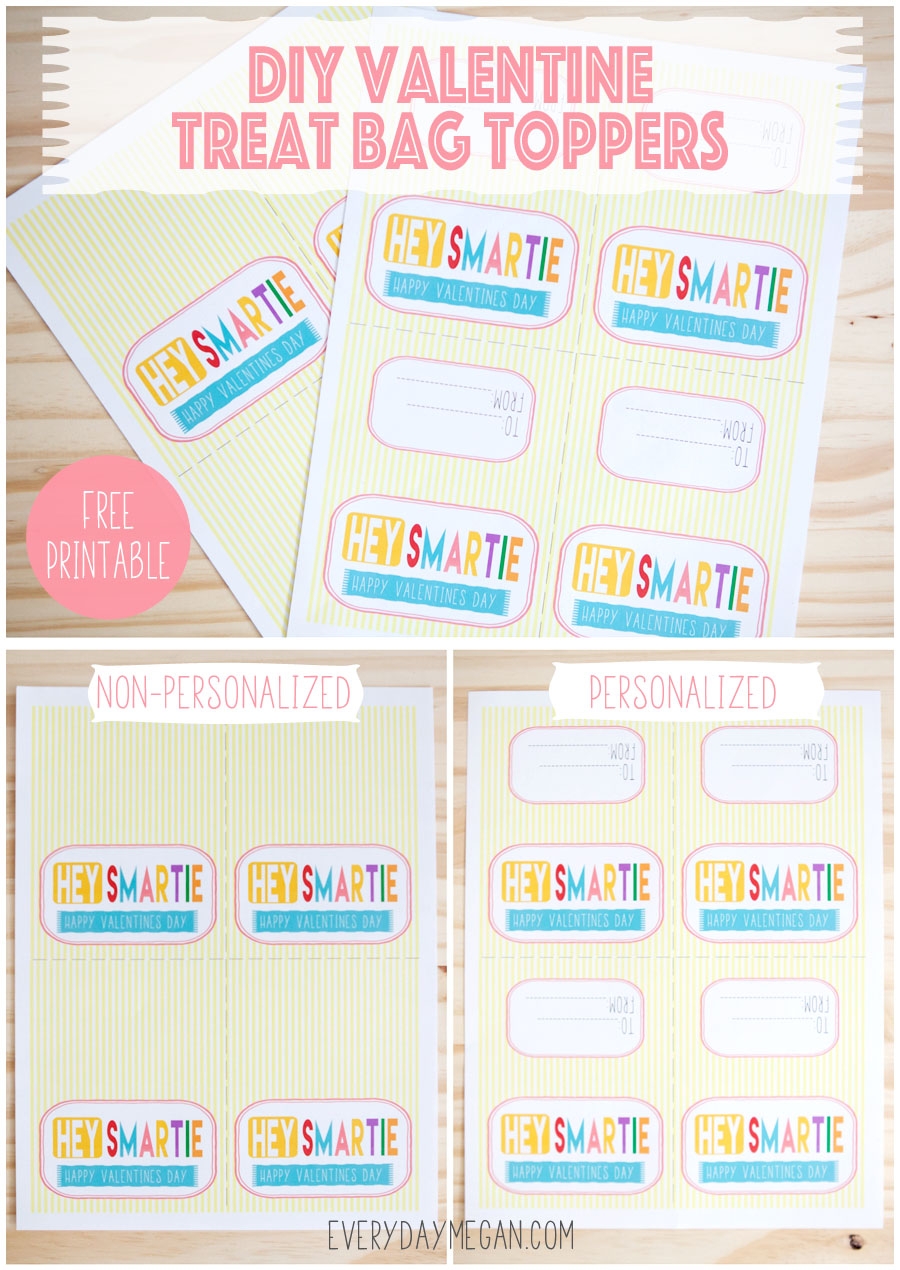 Free Printable Treat Bag Toppers Templates