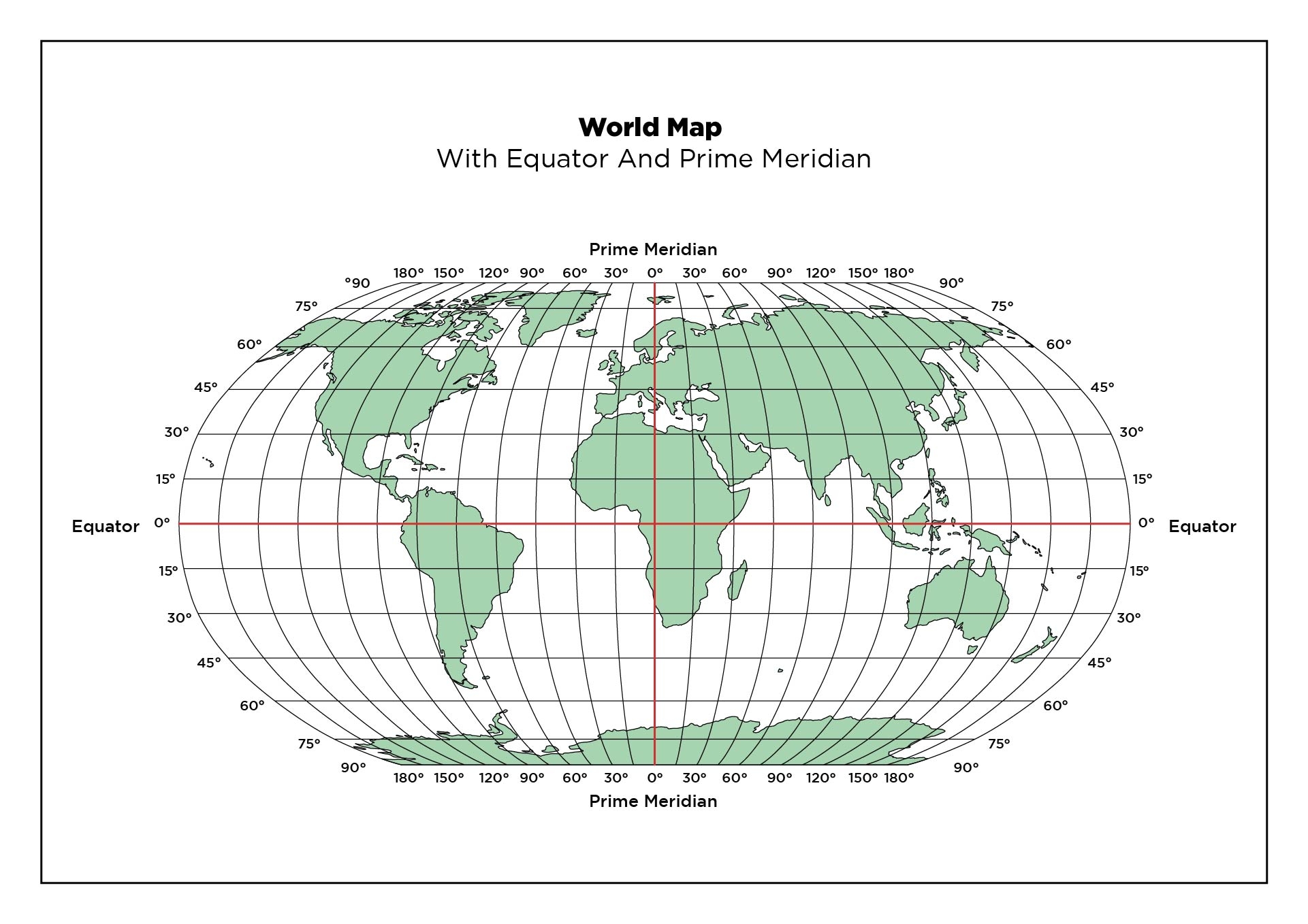 Printable World Map Latitude And Longitude Printable World Map Latitude And Longitude