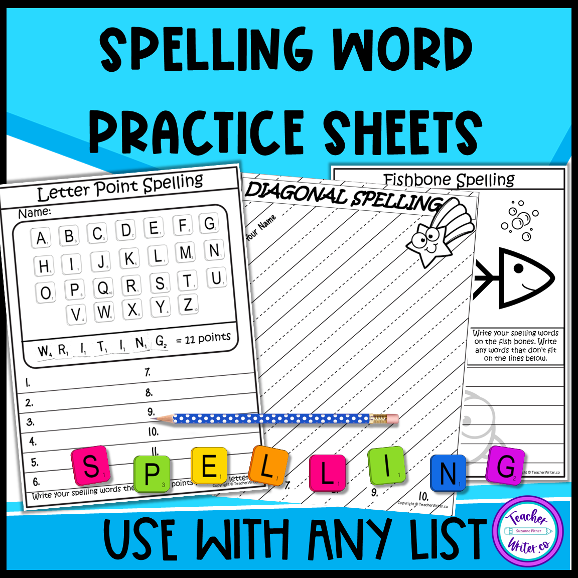 FREE Spelling Words Practice Sheets Made By Teachers