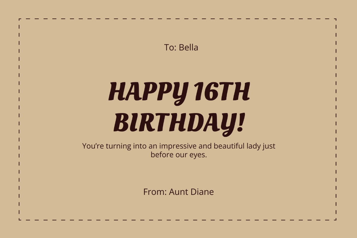 Sweet Sixteen Birthday Cards Free Printable