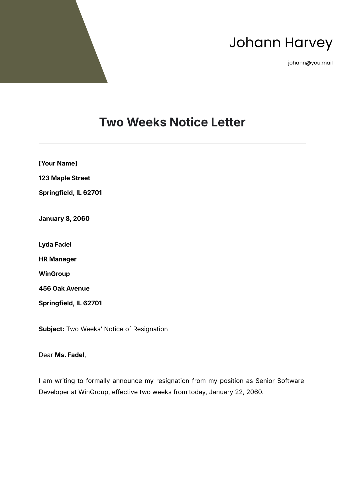 Free Two Weeks Notice Letter Templates Editable And Printable Free Two Weeks Notice Letter Templates Editable And Printable
