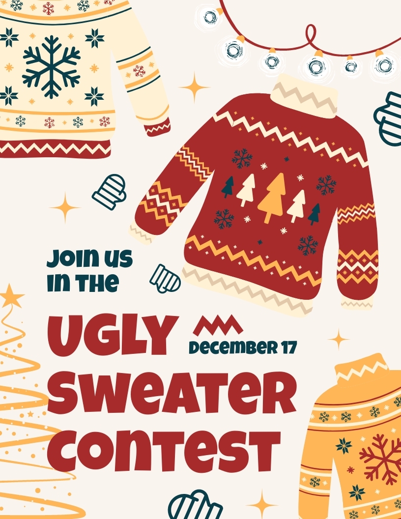 Free Ugly Sweater Templates To Edit Online