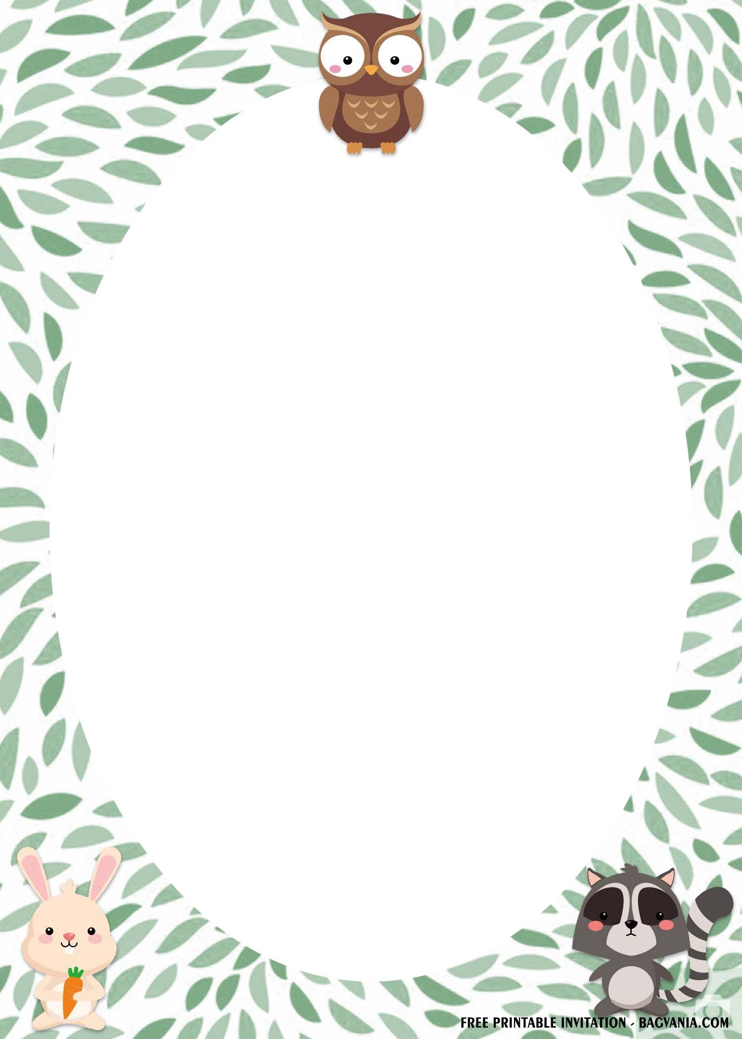 Free Woodland Baby Shower Invitation Templates 2025 Www 