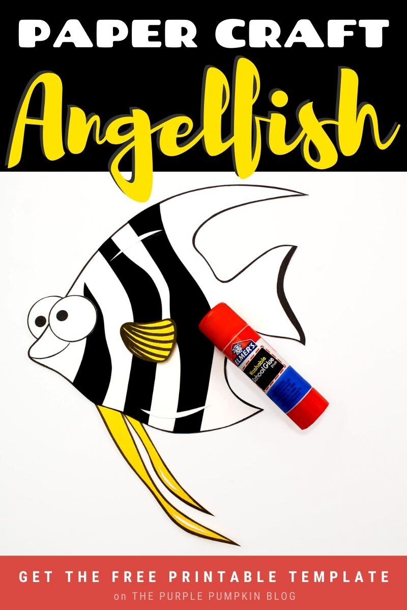 Fun Paper Angelfish Craft With Free Printable Template 