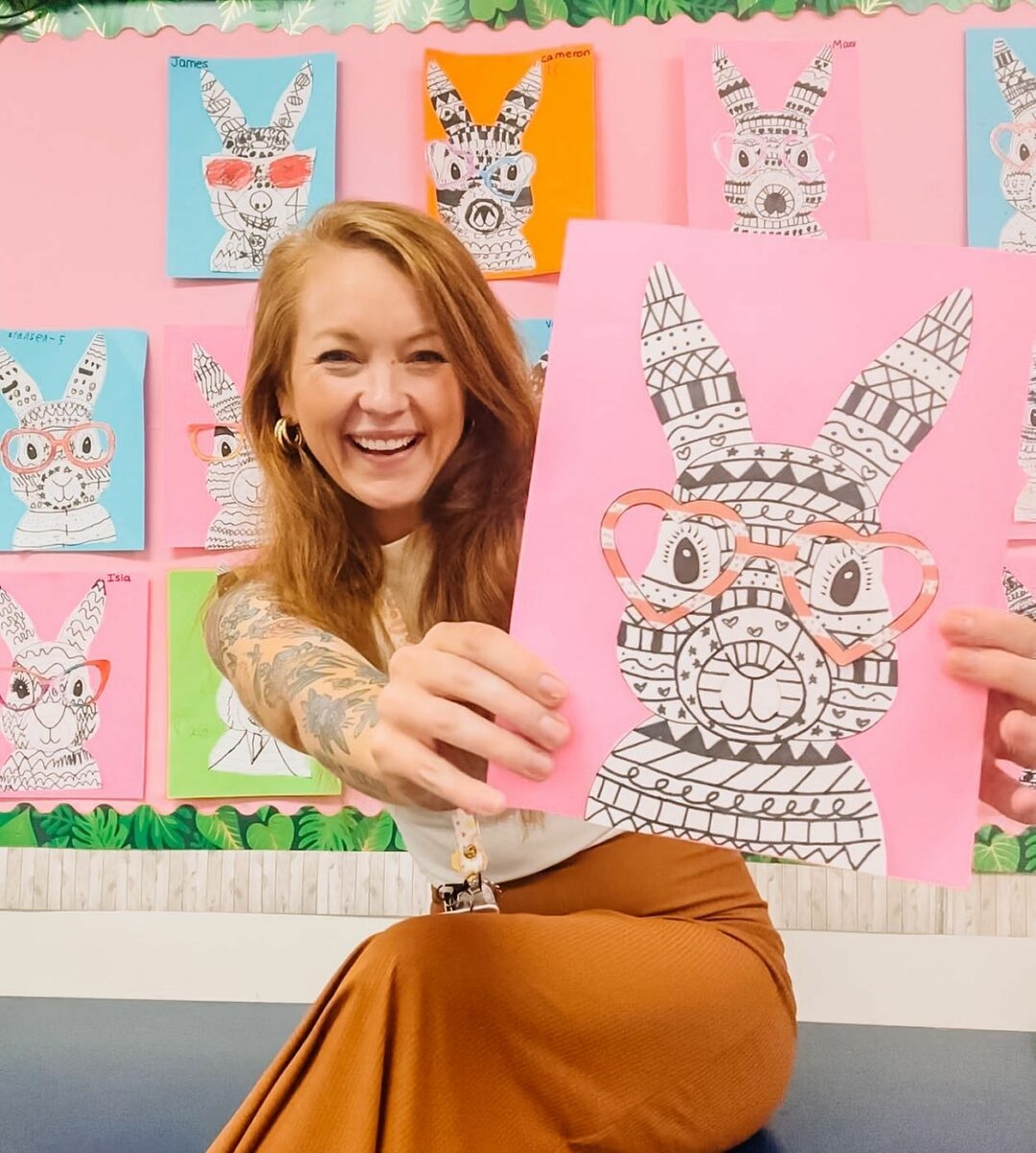 Funky Easter Bunny Craft Template Teach Starter