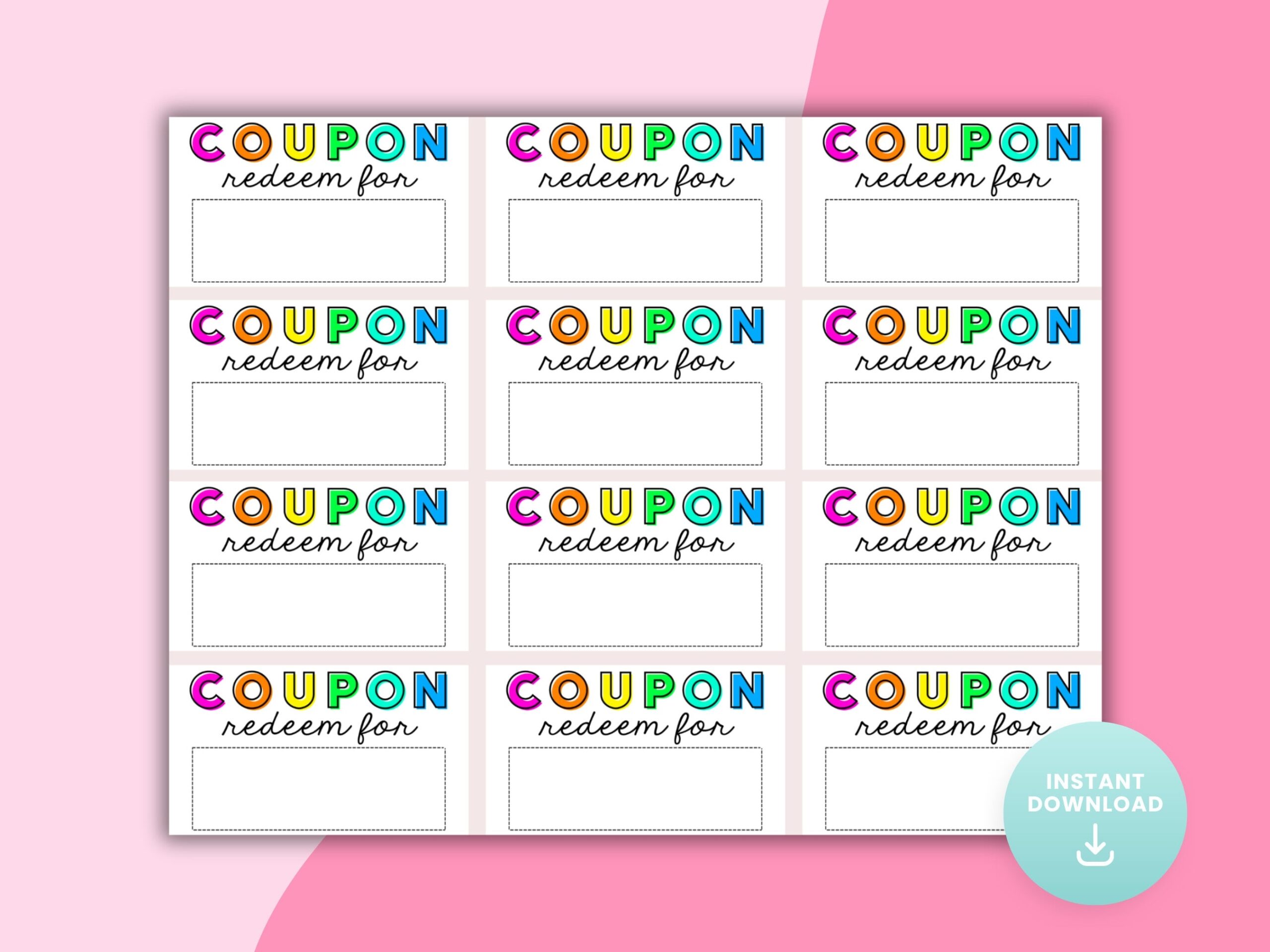 Free Coupon For Printable Templates