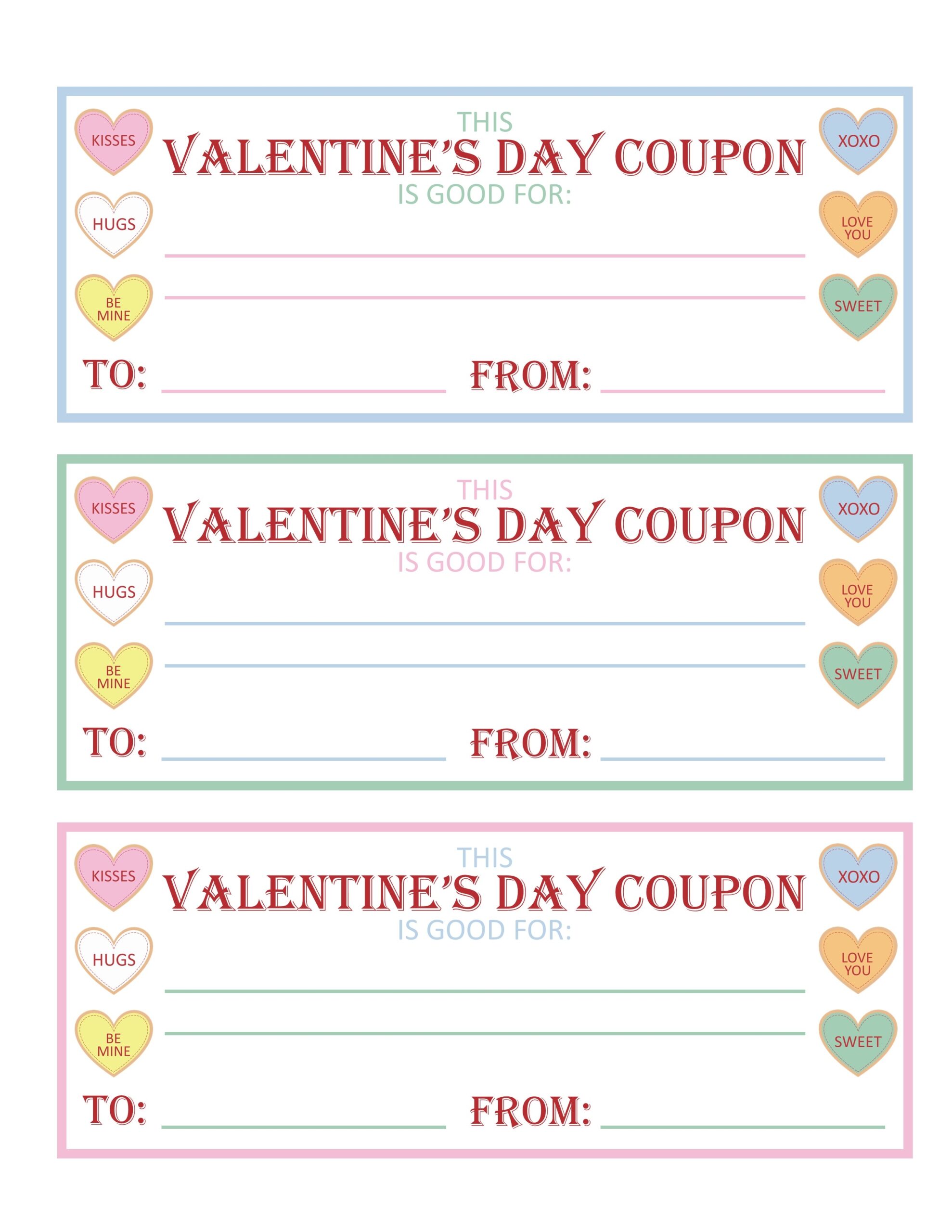 Free Valentine Printable Templates
