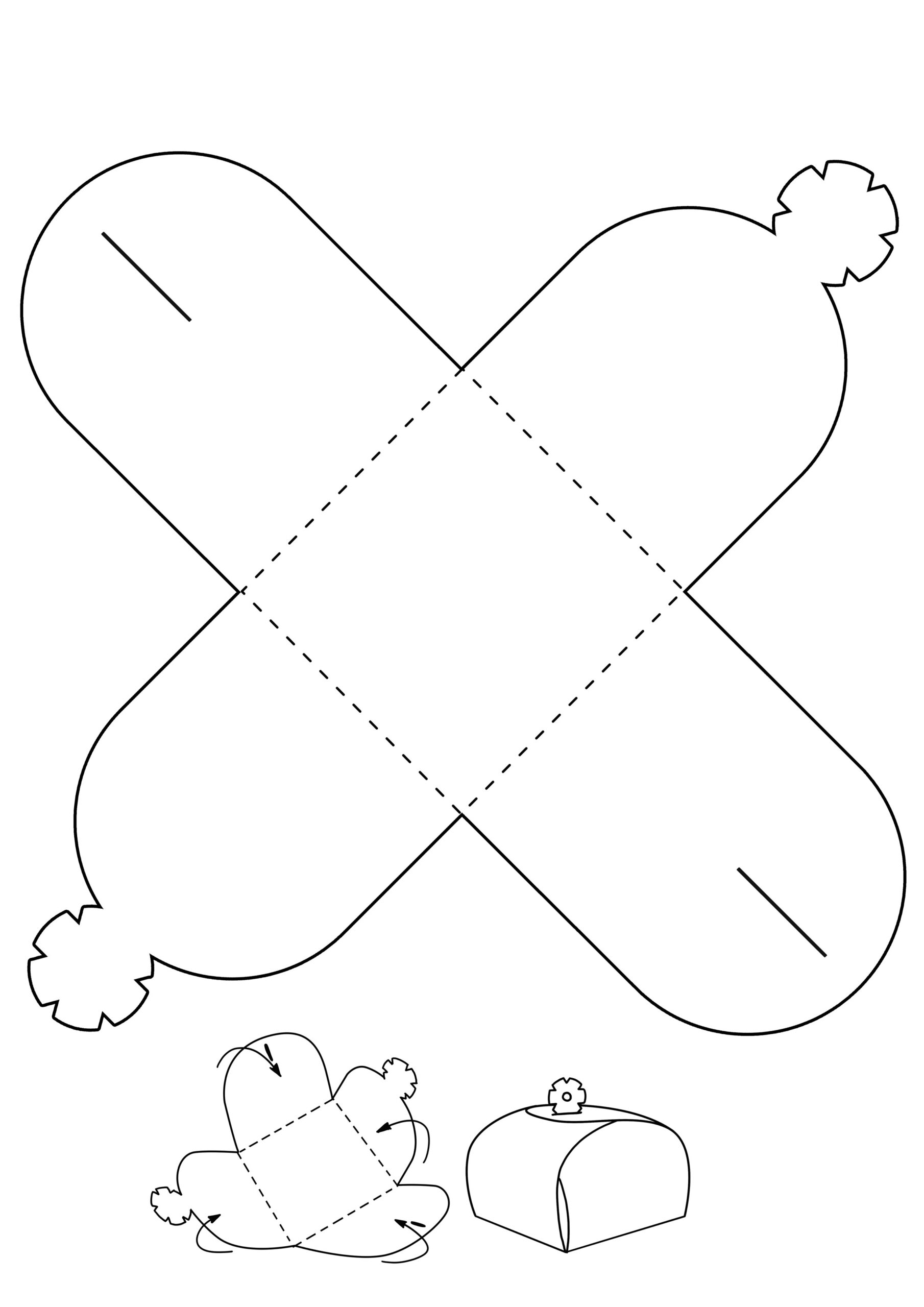 Gift Box Printable Template Free