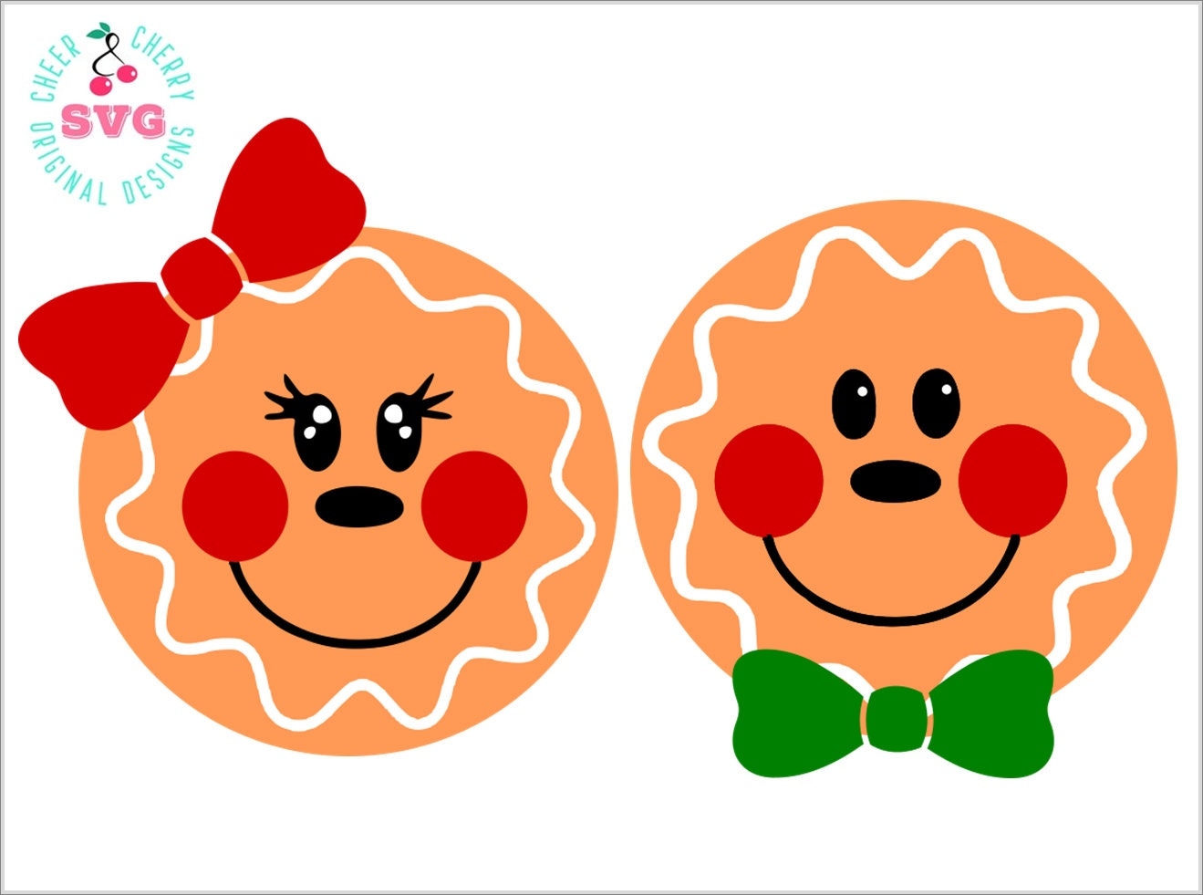 Gingerbread Face SVG PNG Ginger Bread Man Png Sublimation Boy 