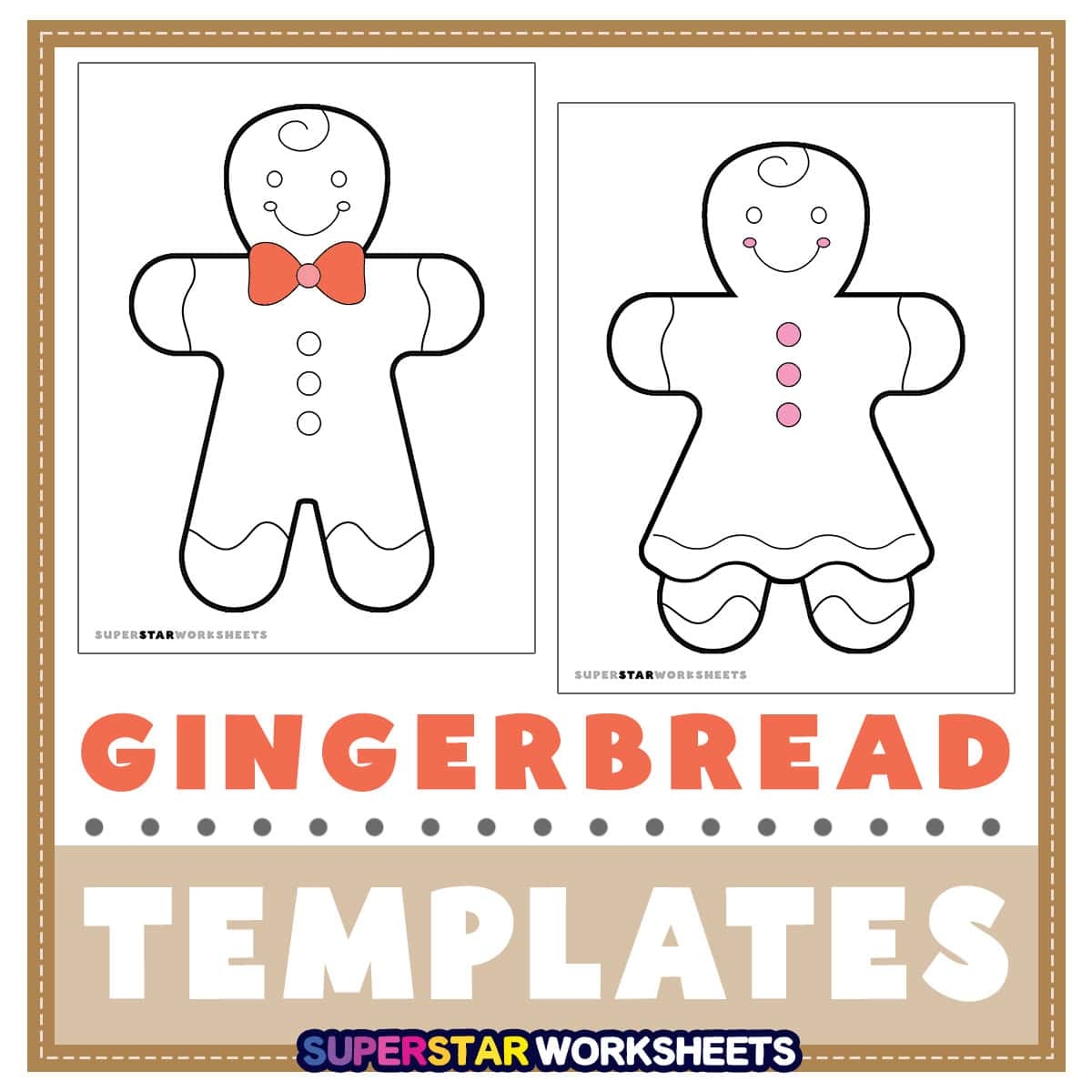 Gingerbread Man Printables Free