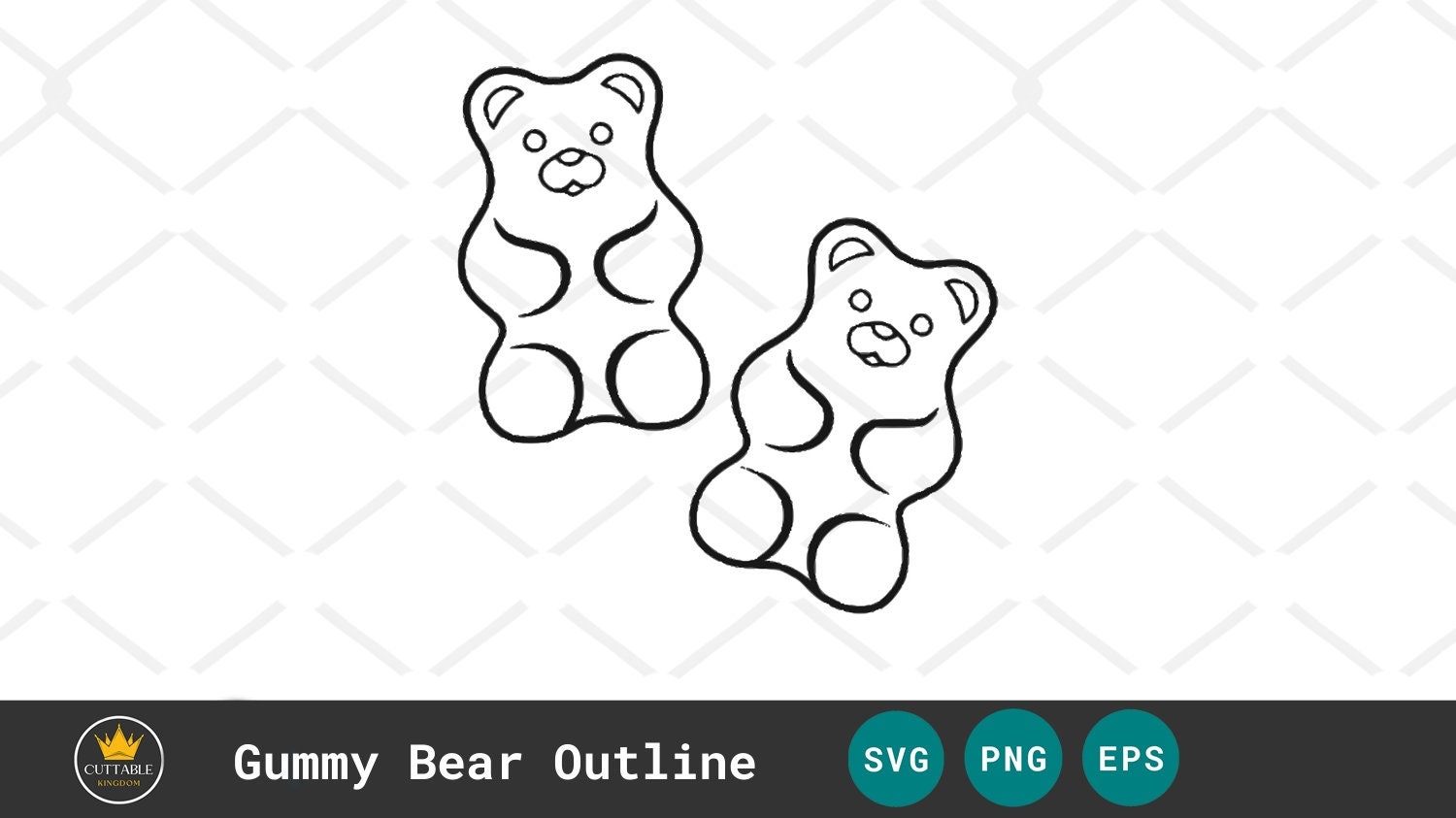 Free Printable Gummy Bear Template