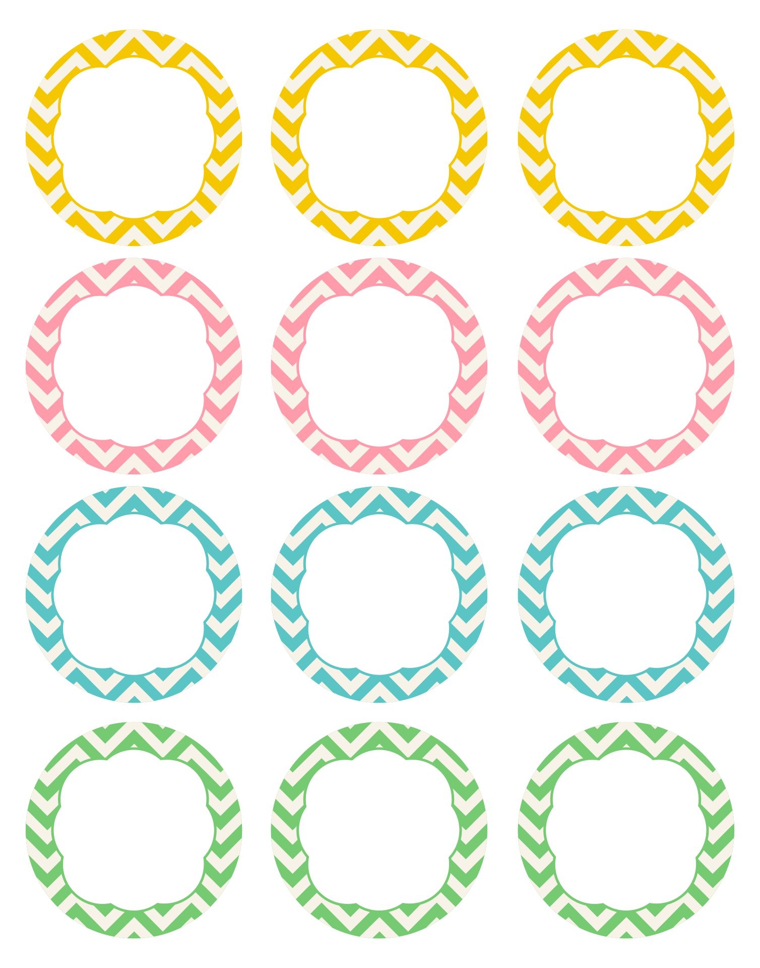 Template Free Printable Blank Cupcake Toppers