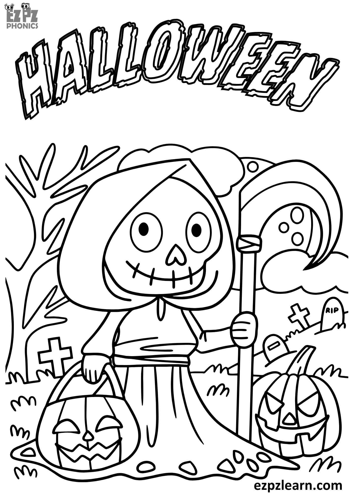 Free Halloween Colouring Pages Printable Free Halloween Colouring Pages Printable