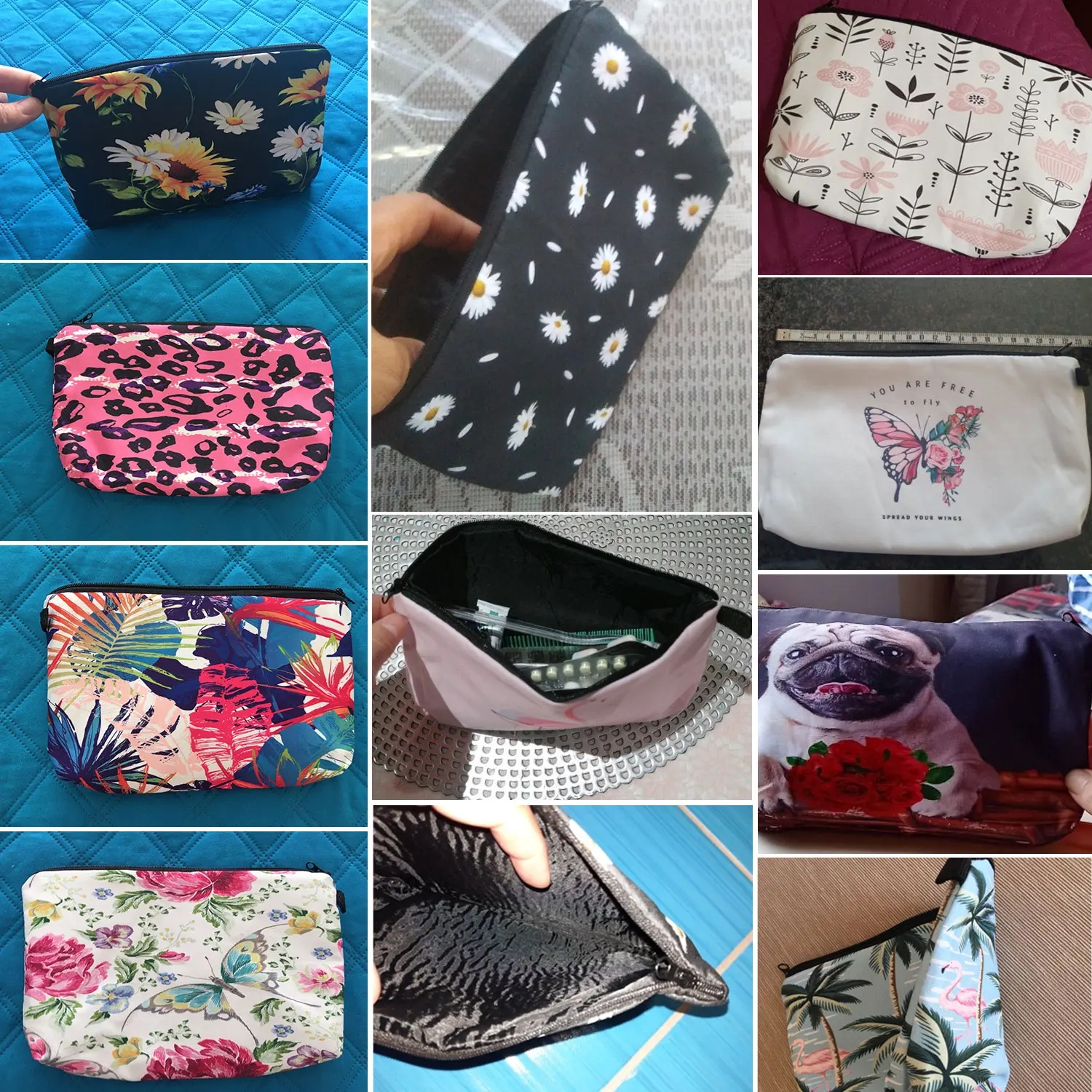 Heat Transfer Print Cosmetic Bags Mandala Pretty Pattern Fashion Women s Makeup Bag High Quality Organizer Portable Pencil Case AliExpress