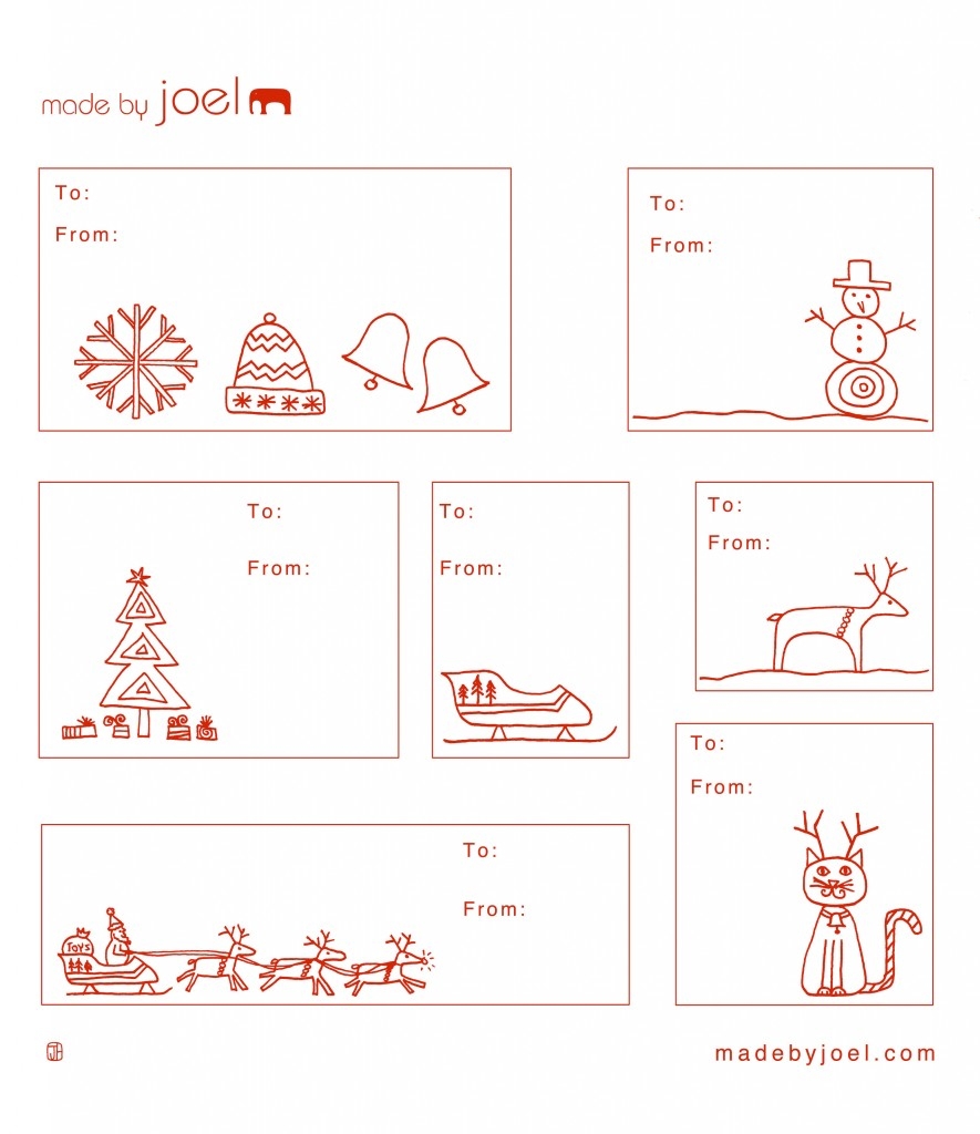Free Printable Christmas Tags Template