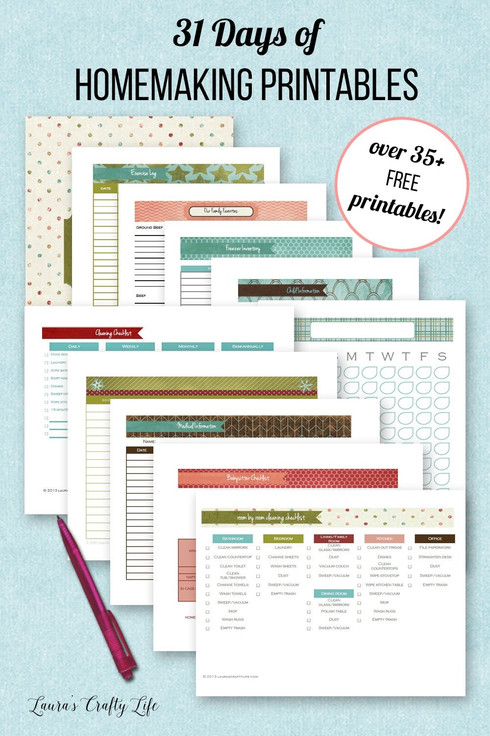 Home Management Binder With Free Printables
