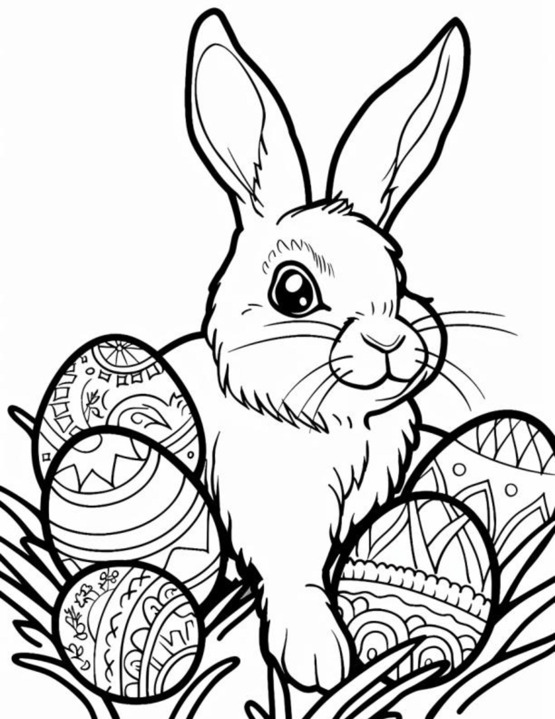 Hop To It Free Printable Easter Bunny Coloring Pages Sew Hop To It Free Printable Easter Bunny Coloring Pages Sew