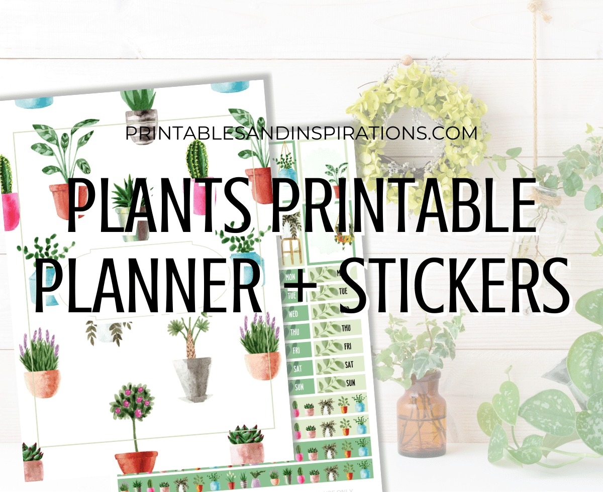 Free Printable House Plant Template