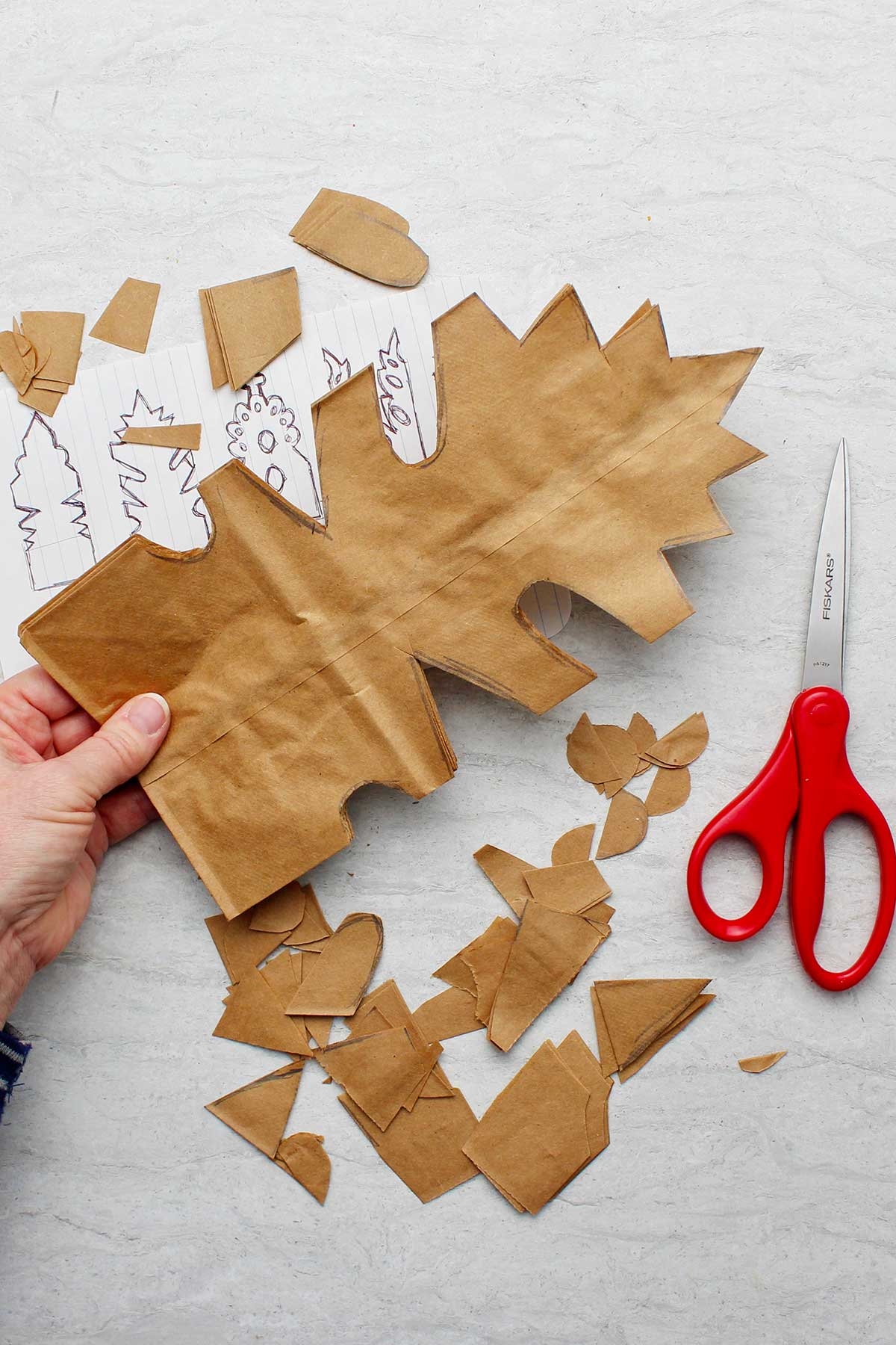 How To Make An Easy DIY Snowflake Out Of Paper Bags Welcome To 