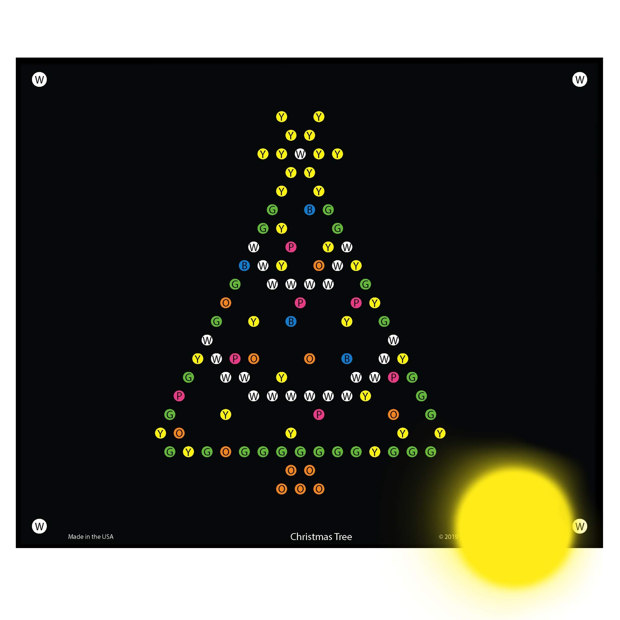 IllumiPeg Holiday Refill Templates For Basic Fun Lite Brite Ultimate Classic 10 Sheets 7x8 