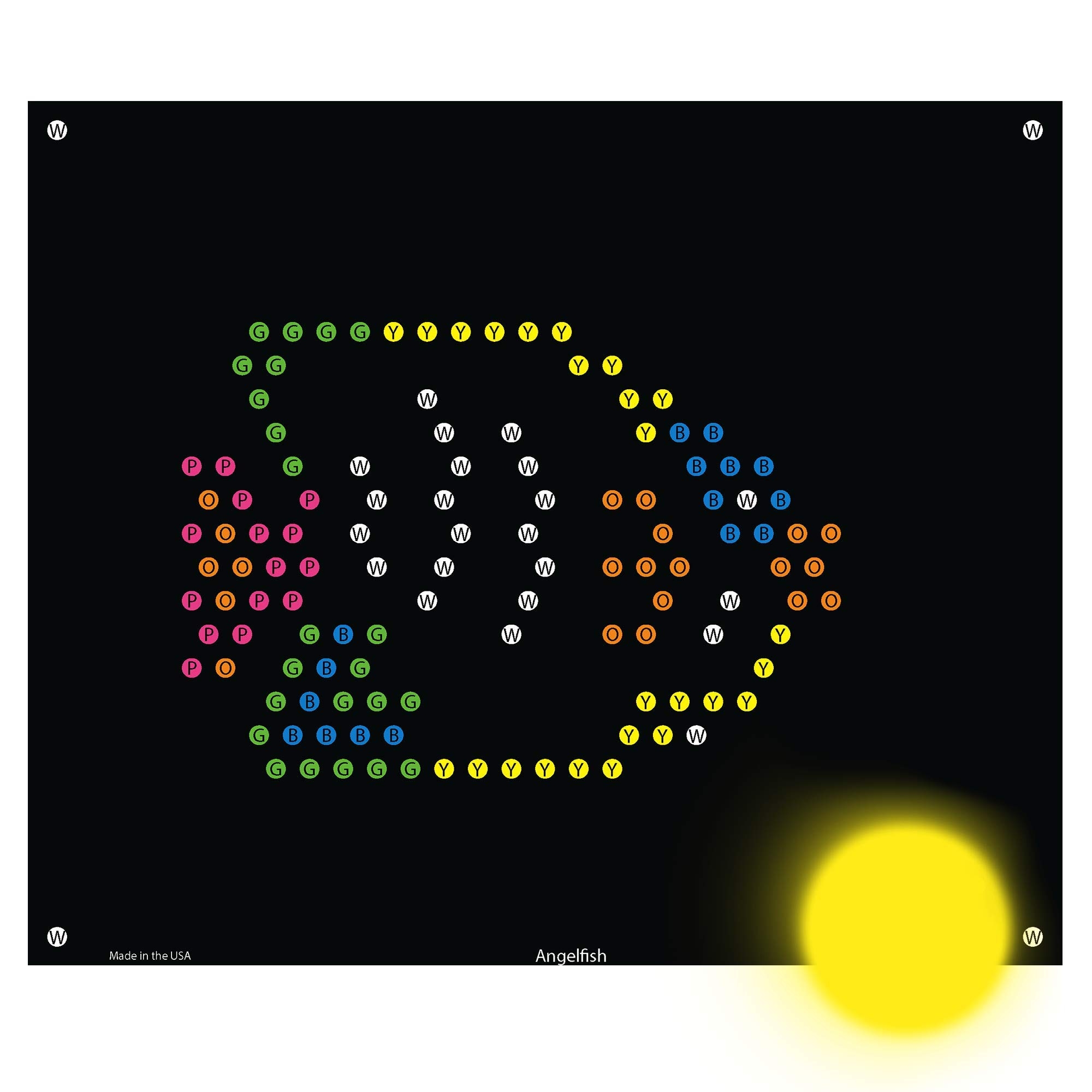 IllumiPeg Under The Sea Refill Templates For Basic Fun Lite Brite Ultimate Classic Toy 10 Sheets 7x8 