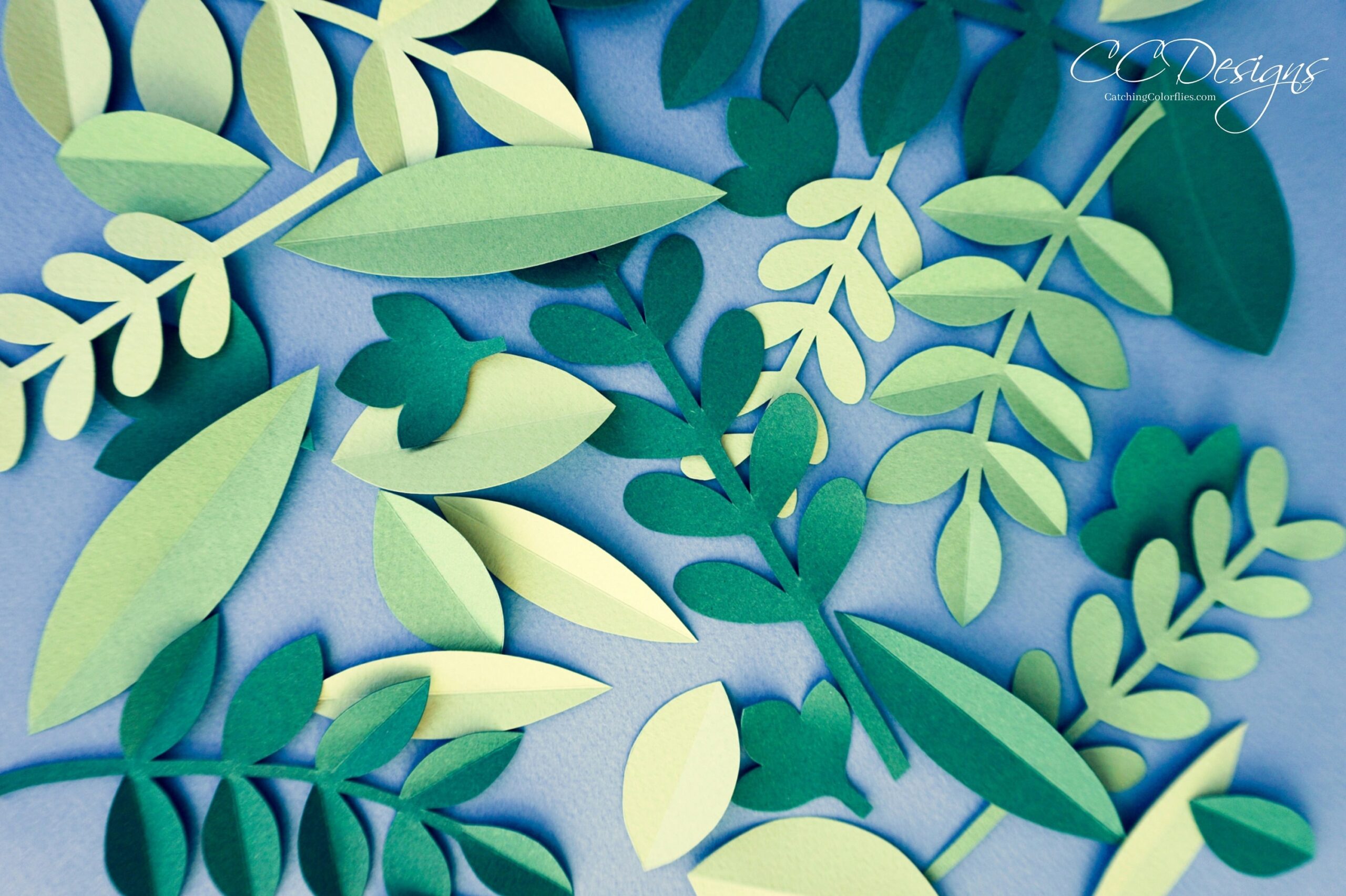 Jungle Safari Leaf Templates Printable Jungle Leaf Templates Giant Paper Leaf Template Paper Jungle Vines SVG Cut Files PDF Template Etsy